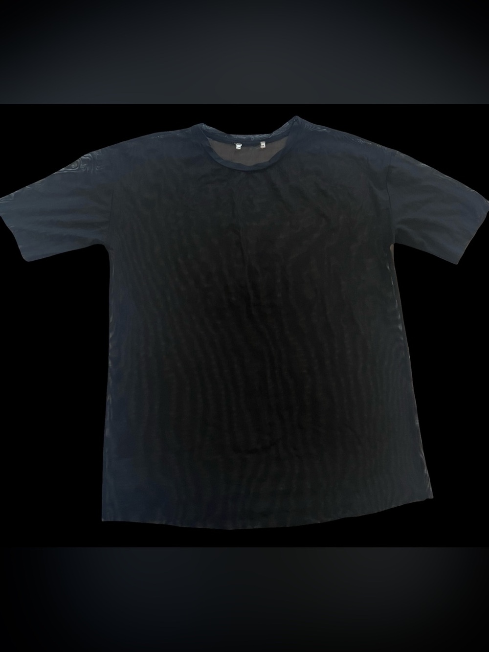 Sheer Black Tee